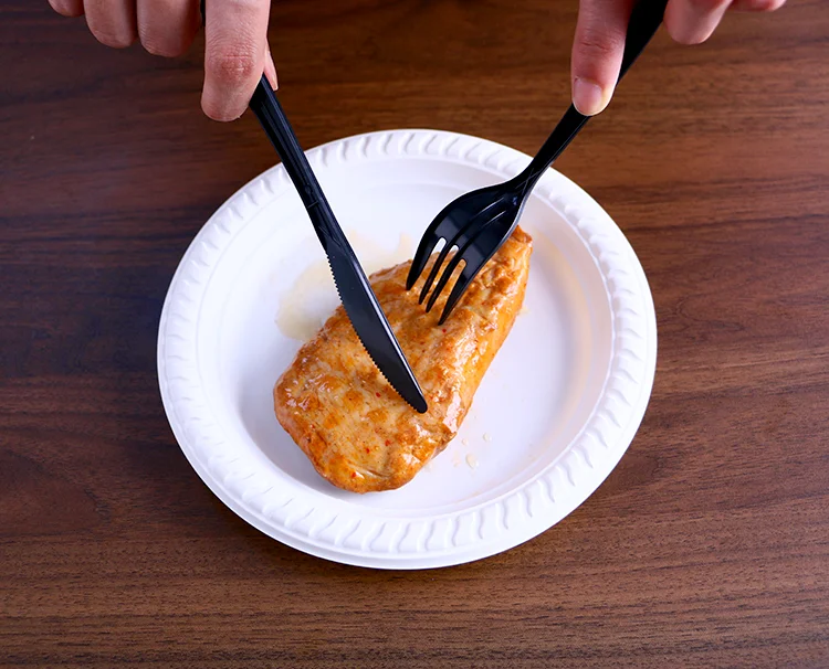 2.5g Wrapped Plastic Cutlery Set - Knife Spoon Fork Set, Bulk Plastic Utensil Cutlery Set Disposable To Go Silverware