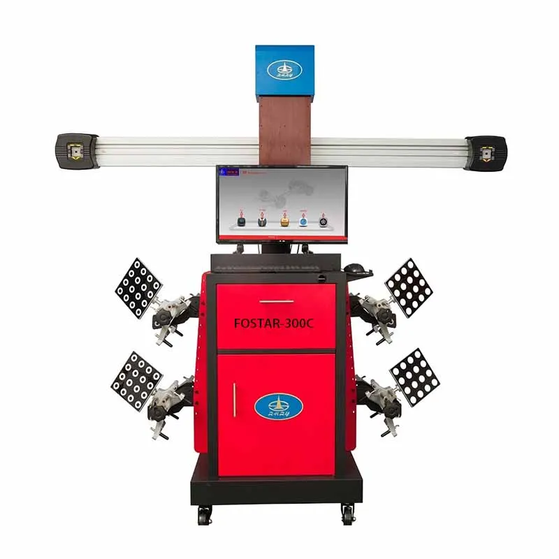 Fostar CE ISO ODM Workshop Garage Automatic Auto SONY HD Camera Tracking Portable Truck Car Wheel Alignment Machine For Sale