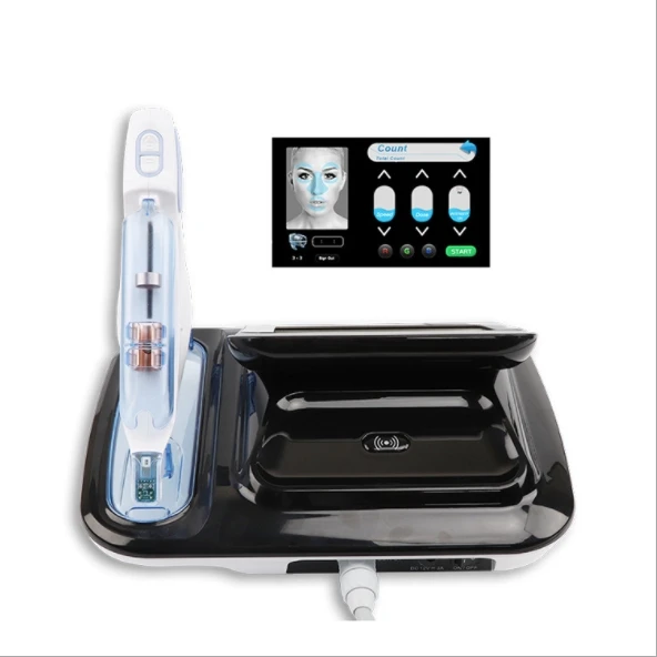 Hot selling Portable wrinkle removal water rf meso injector fractional machine micro needle injection mesotherapy gun