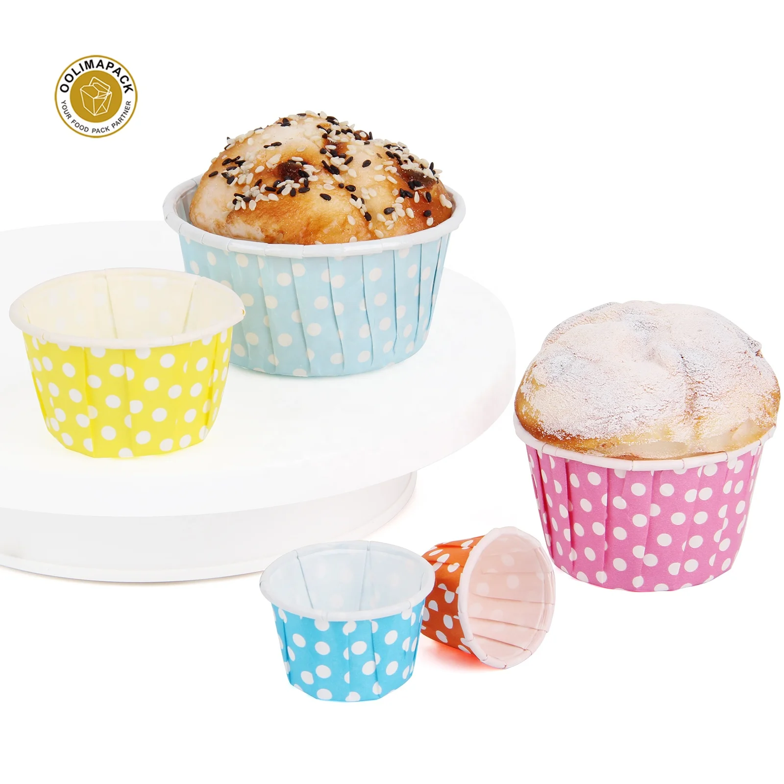 2Oz Disposable Souffle Cups 100% Natural Perfect For Condiments Small Portion Eco Friendly Paper Sauce Cup With Lid
