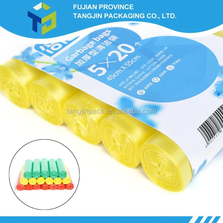 Garbage Bag Thick Only a Household Black Point Tearing Type Roll Packing Disposable Medium Plastic Bag