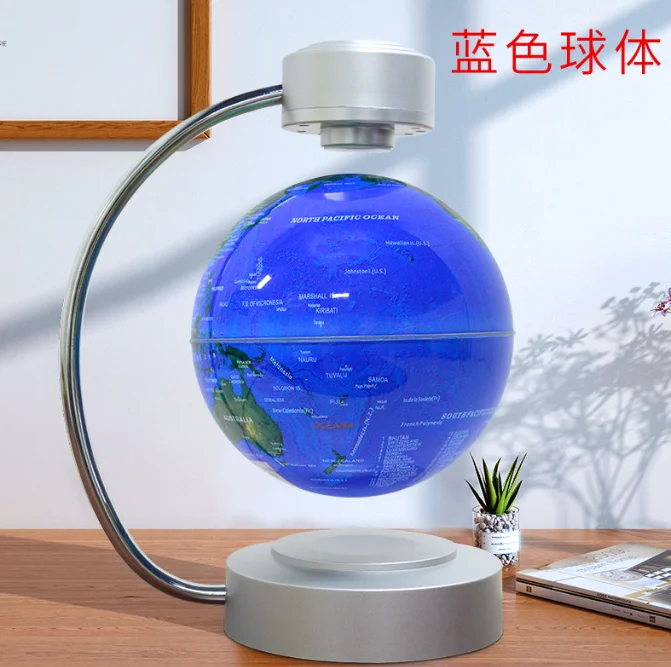 Dest top world earth map LED  rotating globe magnetic illuminated  floating globe magnetic levitating globe forr kids education