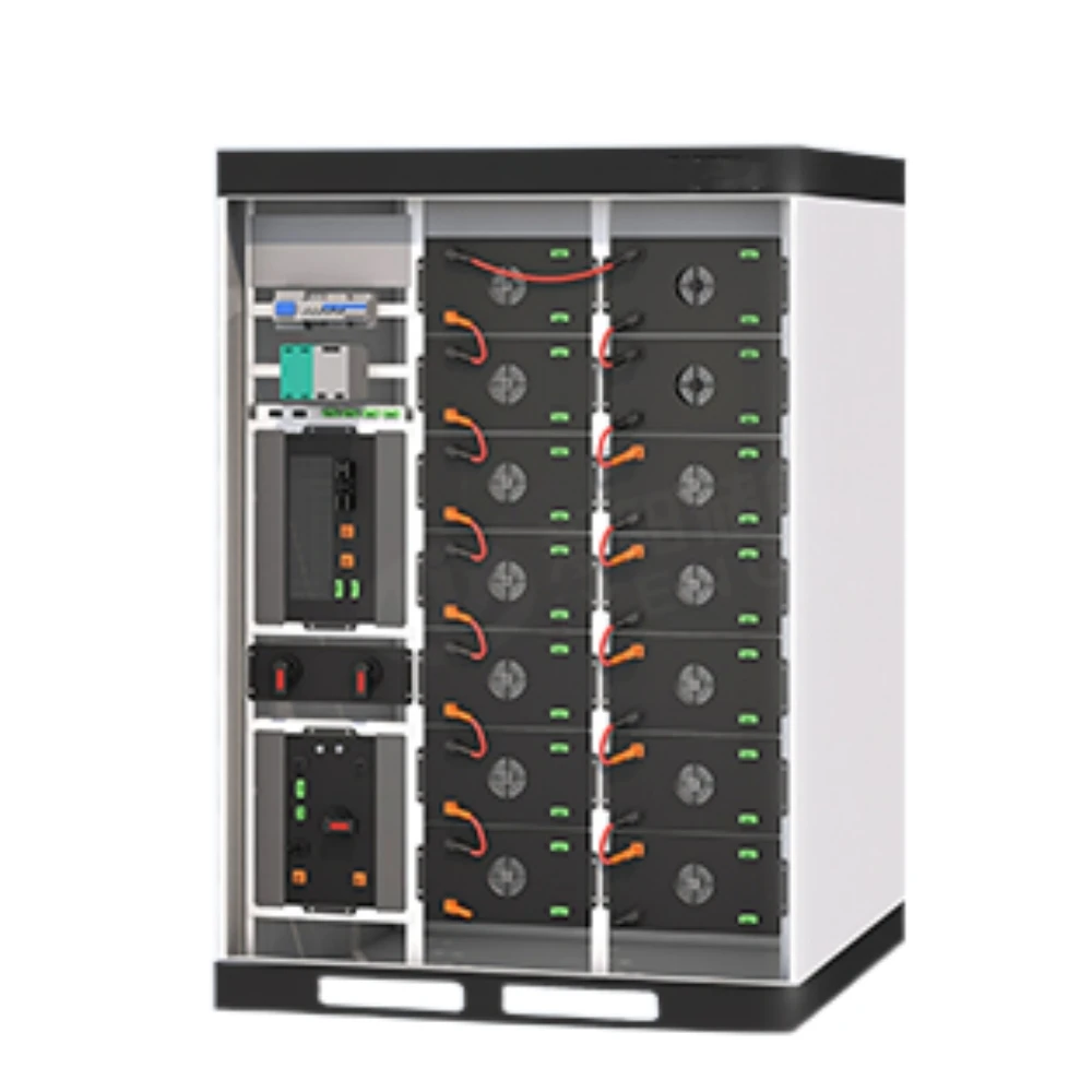 Hybvrid pv station AC/DC integrated cabinet 215kwh+100kw all-in-one solar inverter and battery system