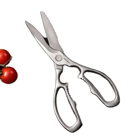 Steel Multifunctional Kitchen Scissors Walnut Scissors Sharp Kitchen Accessories Household Scissors