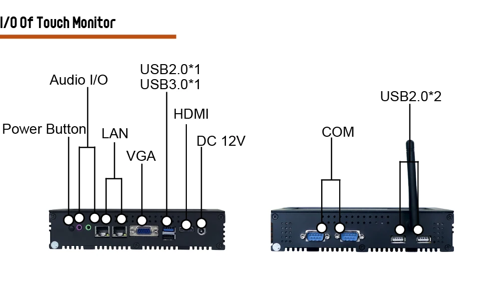 fanless touch panel pc