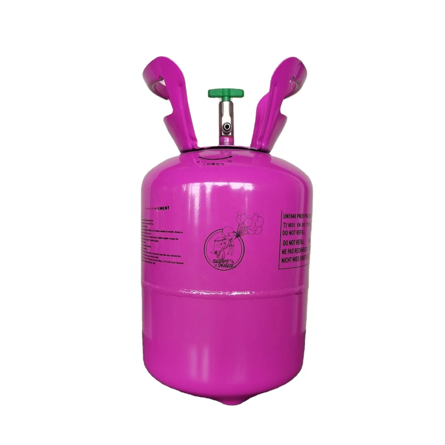 Balloon Time 13.6L Gas Canister Helium Tank For Balloons Inflation