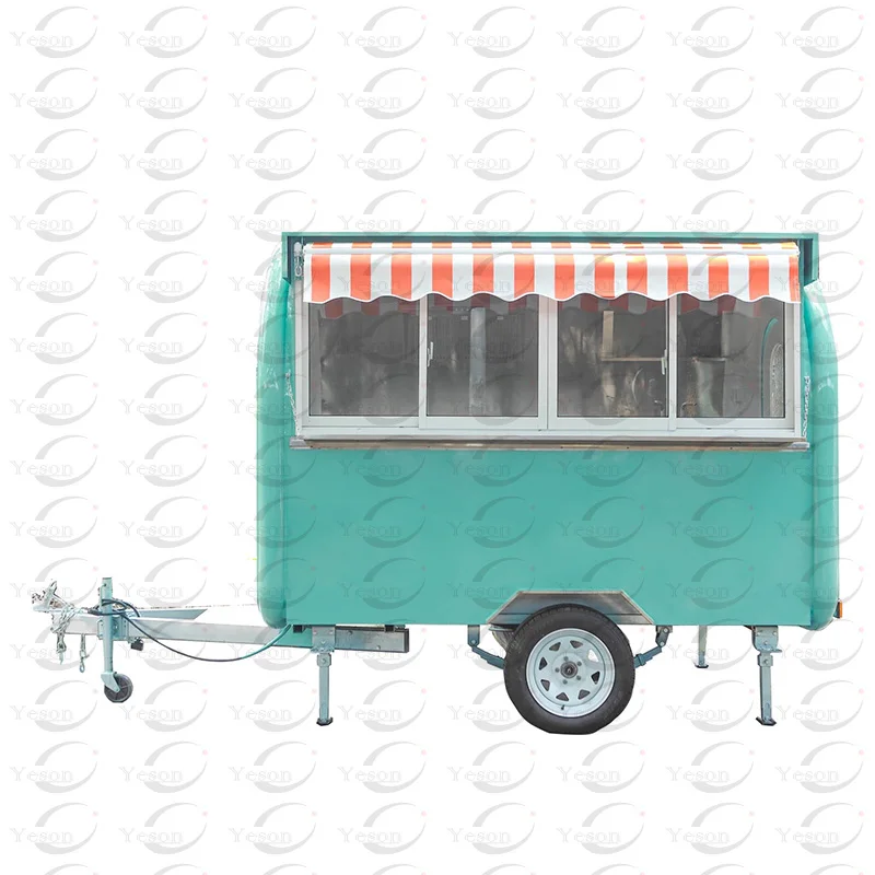 Лидер продаж, кофейник, наружный, полностью оборудованный, для хот-догов, концессионный трейлер для еды