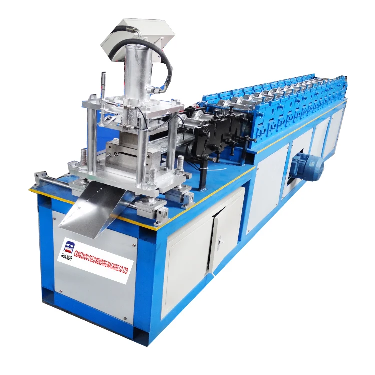 Cangzhou HuaNuo Metal shutter door garage door making maquinas roll forming machine