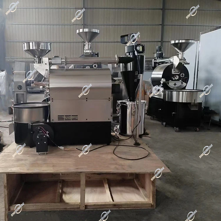 Small 2kg 3kg 5kg 10kg 15kg Coffee Bean Roaster Commercial Coffee Roasting Machine For Industrial Beans Roasters Machines