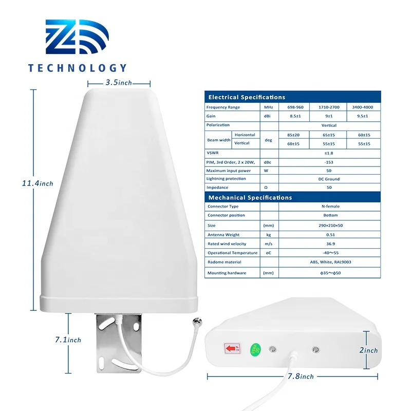 huawei 5g antenna LPDA 698-4000mhz  mobile phone signal booster with antenna