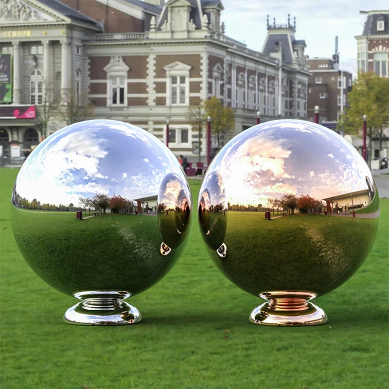 Hot Selling Golden Plated Hot Selling High Quality Stainless Steel Decoration Balls Mirror Polishing Hollow Ball