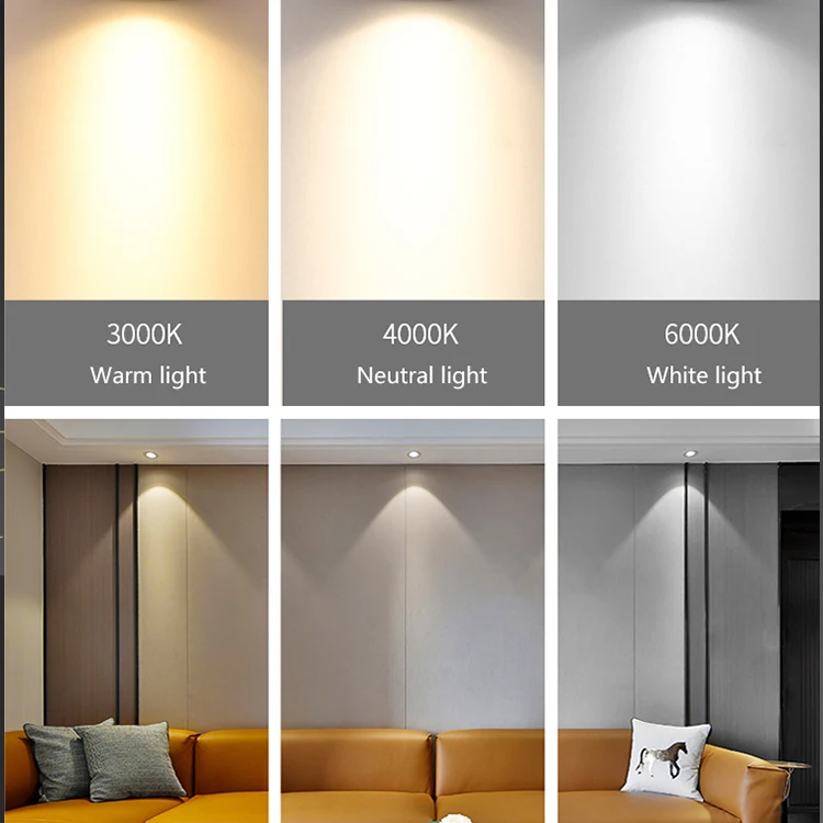 ALLWAY Hot Sales Smart Dimmable Die Casting Aluminum Pc Spot Lamp 5watt Led Recessed Down Light