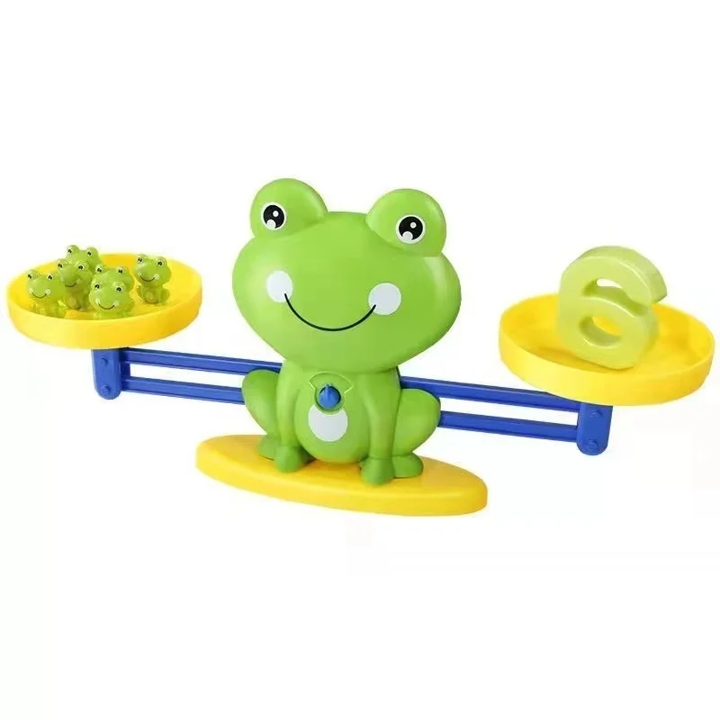 Beijingqi Kids Digital Frog Balance Game Early Intellectual Cognitive Logical Thinking Training Educational Plastic Math Toy