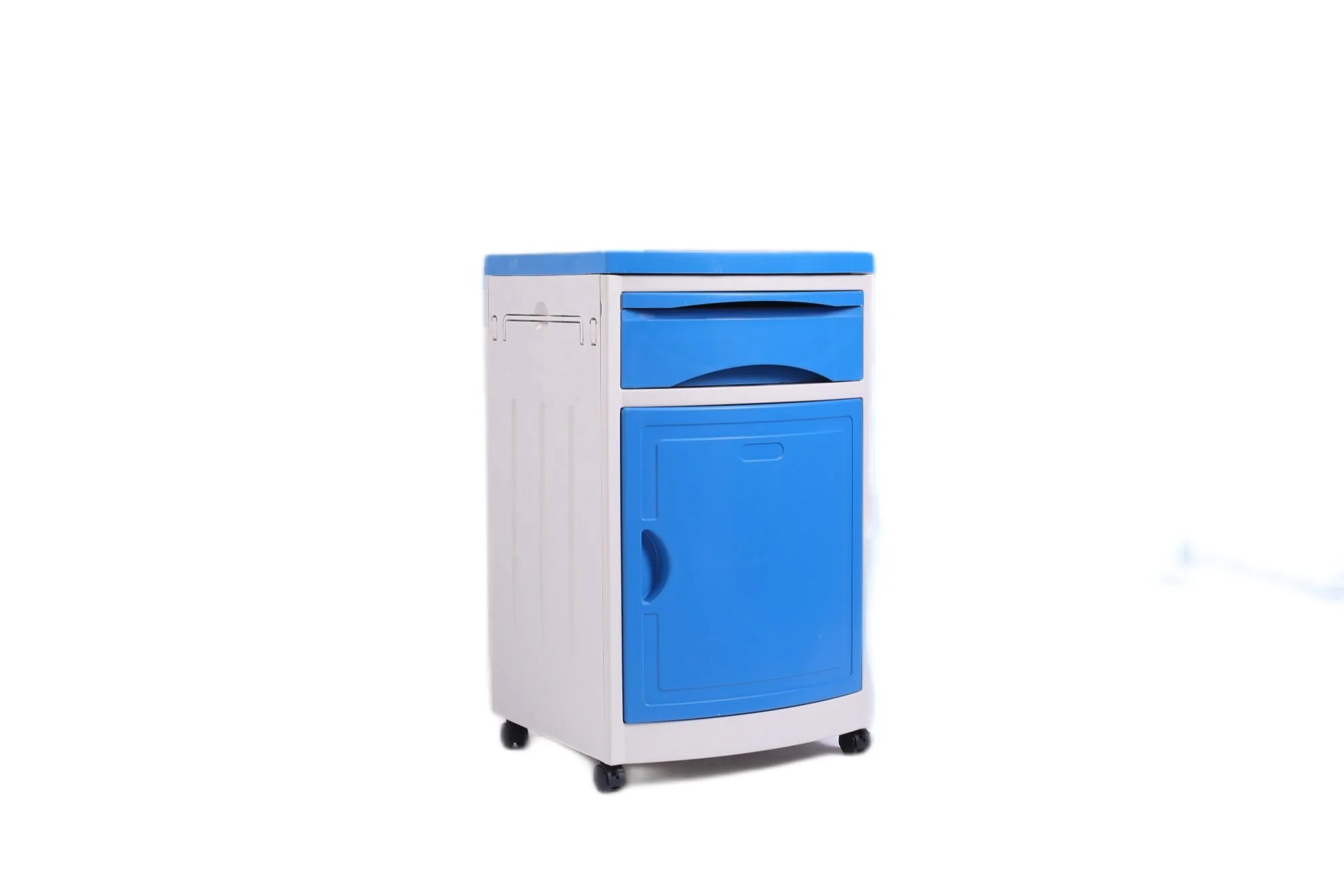 Cheap ABS Bedside Furniture Removable Plastic Medical Bed Cabinet Locker Table Bedside Table
