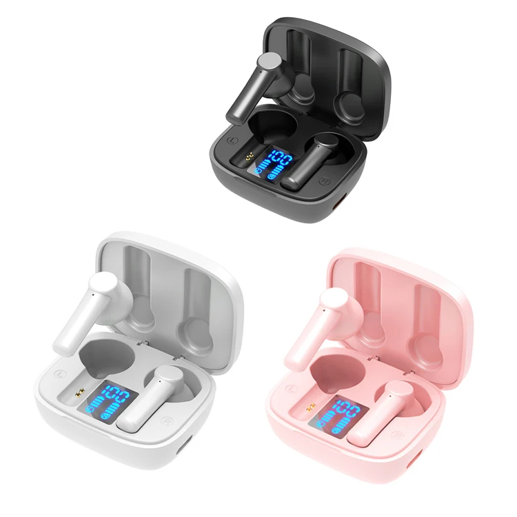 LB-8 TWS Gaming Earphones & Headsets Waterproof IPX5 Wireless Earbuds BT 5.0 HiFi Stereo Gaming Earpieces with LED Indicator