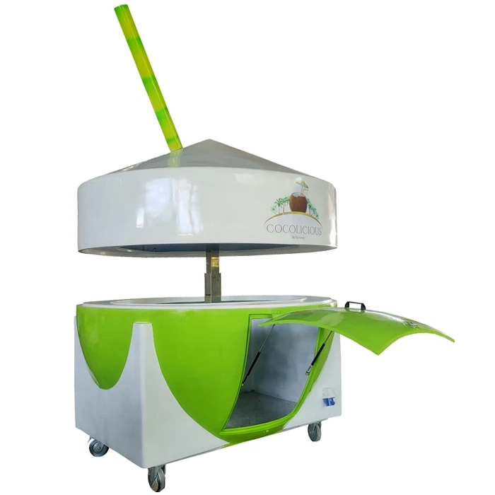 watermelon design Mobile food truck/trailer mobile kitchen fast food kiosk for sale