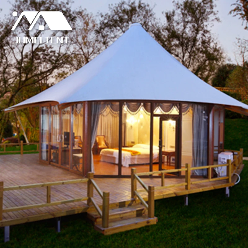 New Membrane Structure Glamping Luxury Beach Hotel Resort Tent Supplies