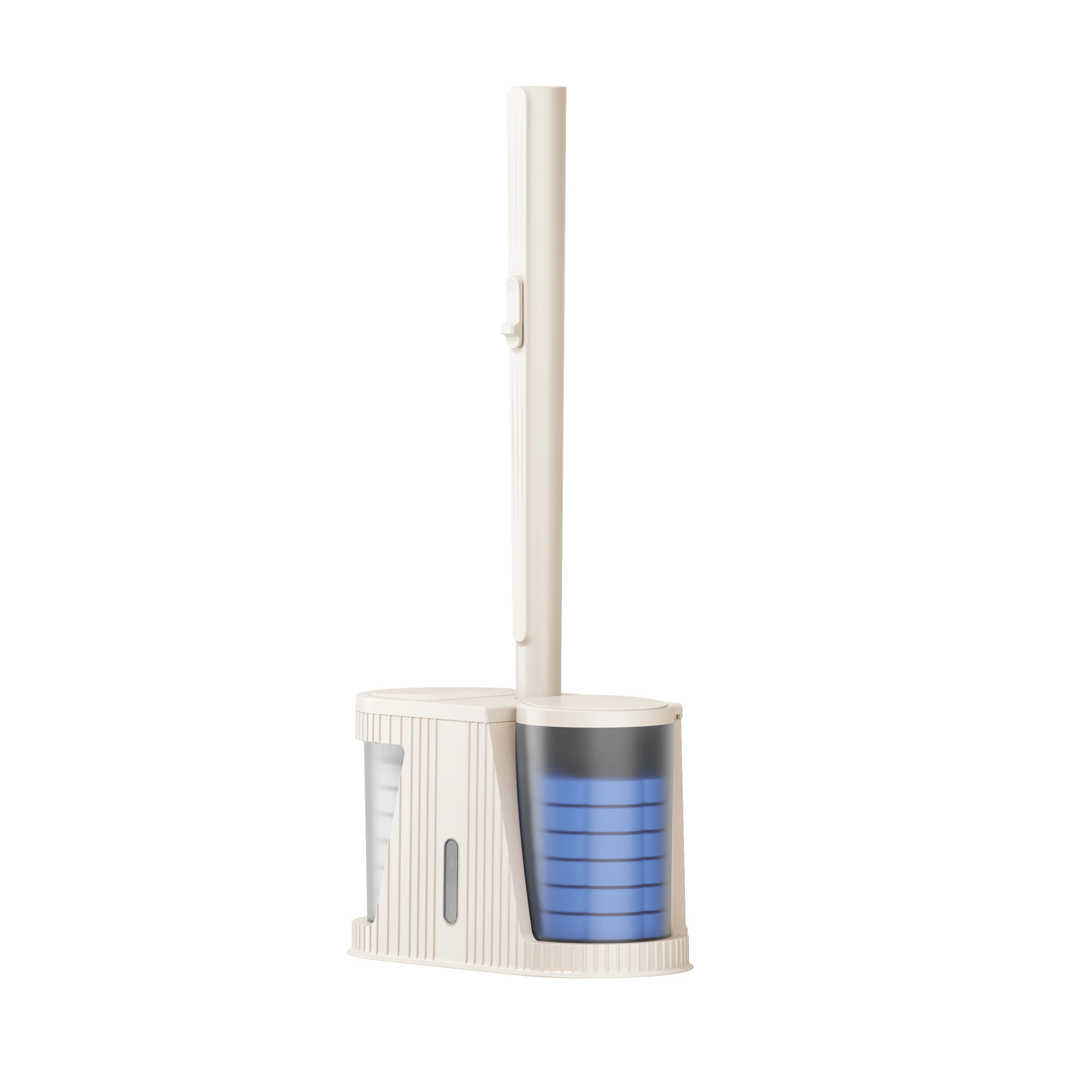New Bathroom Cleaning Products Two Compartments Brush Set Two Different Kinds Disposable Toilet Brush Zoned Clean Toilet Brush