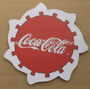 Customized Logo Printed Rubber Coasters Cup Pad