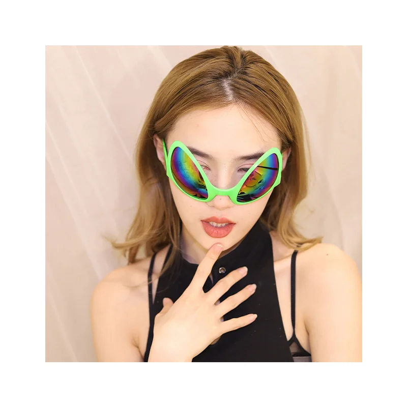 Новые креативные летние туристические очки с большим глазом Инопланетные солнцезащитные для рождественской вечеринки