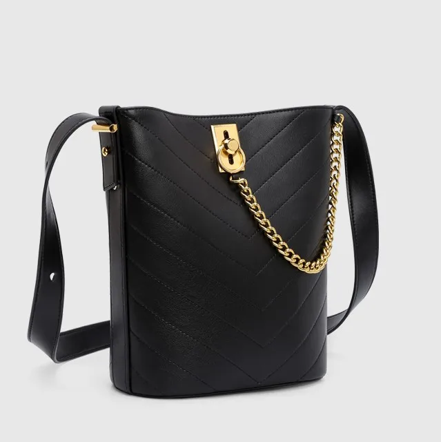 2019 Guangzhou factory new design leather bucket bag for ladies fashion women hand bags for dating lady leather hand bags