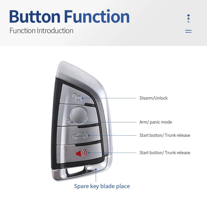 Совместимый с CAN-шиной Пассивный бесключевой доступ дистанционный запуск и остановка подключения Подходит для BMW F45/F46/F48/F49/F25/G02/F15/F16/G05/F12/F13