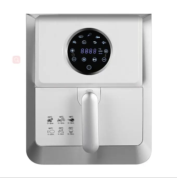 Dropshipping New trend 4.8L large capacity multifunction LDC display  square electric fried food machanic healthy  air fryer