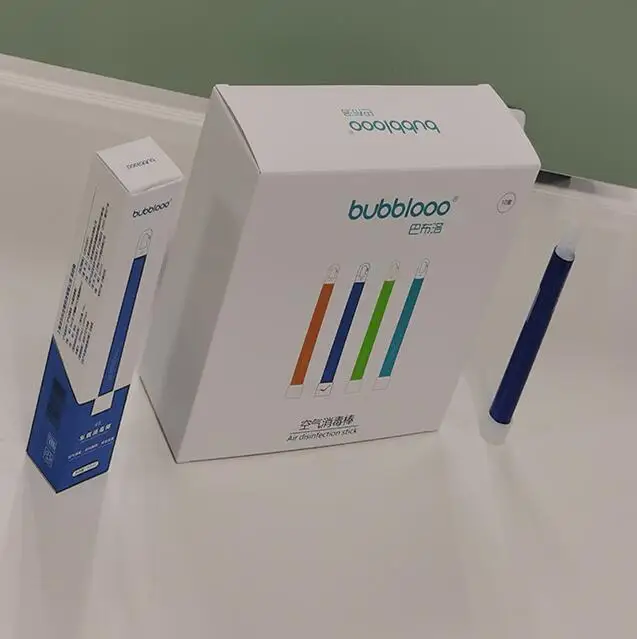 001-1 BUBBLOOO chlorine dioxide ClO2 stick sterilization for car air