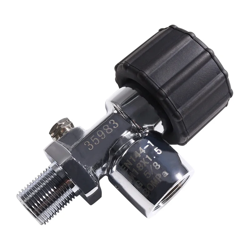 Copper PCP Scba Diving Valve Head valve M18x1.5 30Mpa Air Filling Station Refill Adapter for Carbon Fiber Cylinder