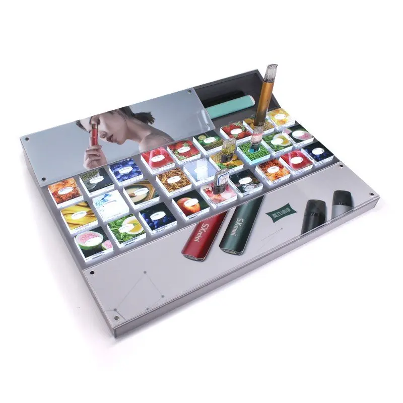 New Design customized acrylic electric cigarette display rack