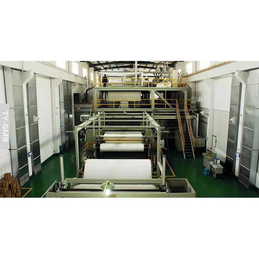 
SMS SMMS spunbond and melt-blown compound non-woven fabric production line 