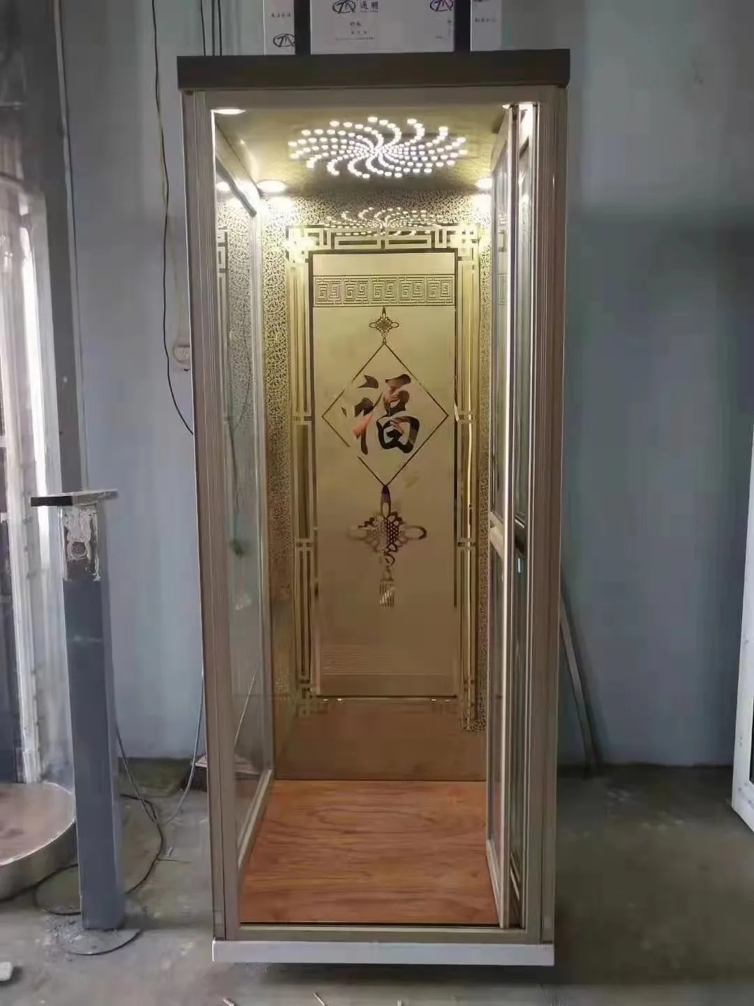 4m customizable outdoor indoor home elevator lift hydraulic vertical home lift
