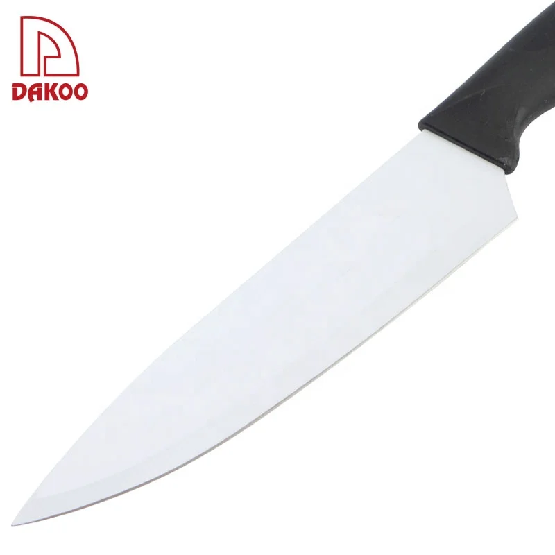 PP Handle Non-stick Coating 5pcs Kitchen Knives