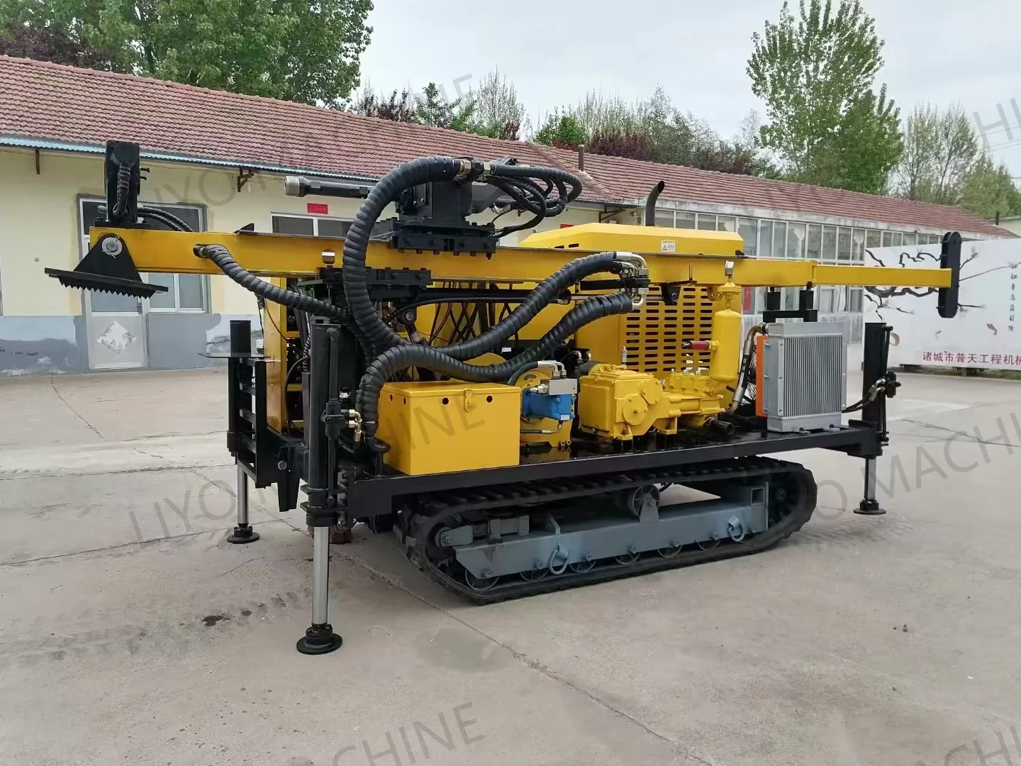 Used 100m 200m 300m Borehole Drill Rig Small Mini Deep Water Bore Hole Well Forage Boring Machine
