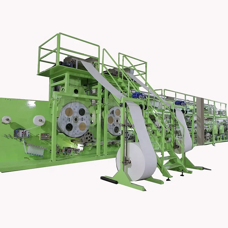 DNW high performance complete adult diaper production line making machine