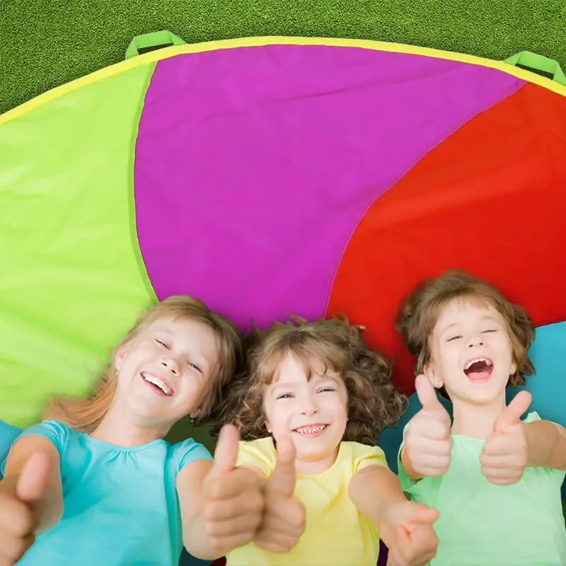 Kids play parachute toy parachute mini parachute