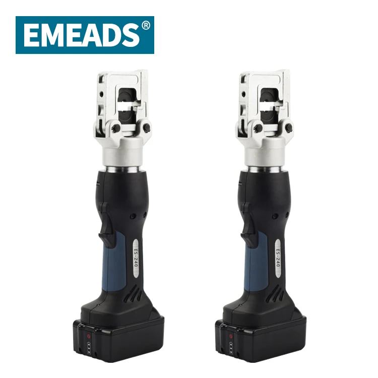Emeads ES-240 мини батарея Электрический кабельный наконечник провода инструмент для обжима кабеля нержавеющей стали трубы обжимной Китай