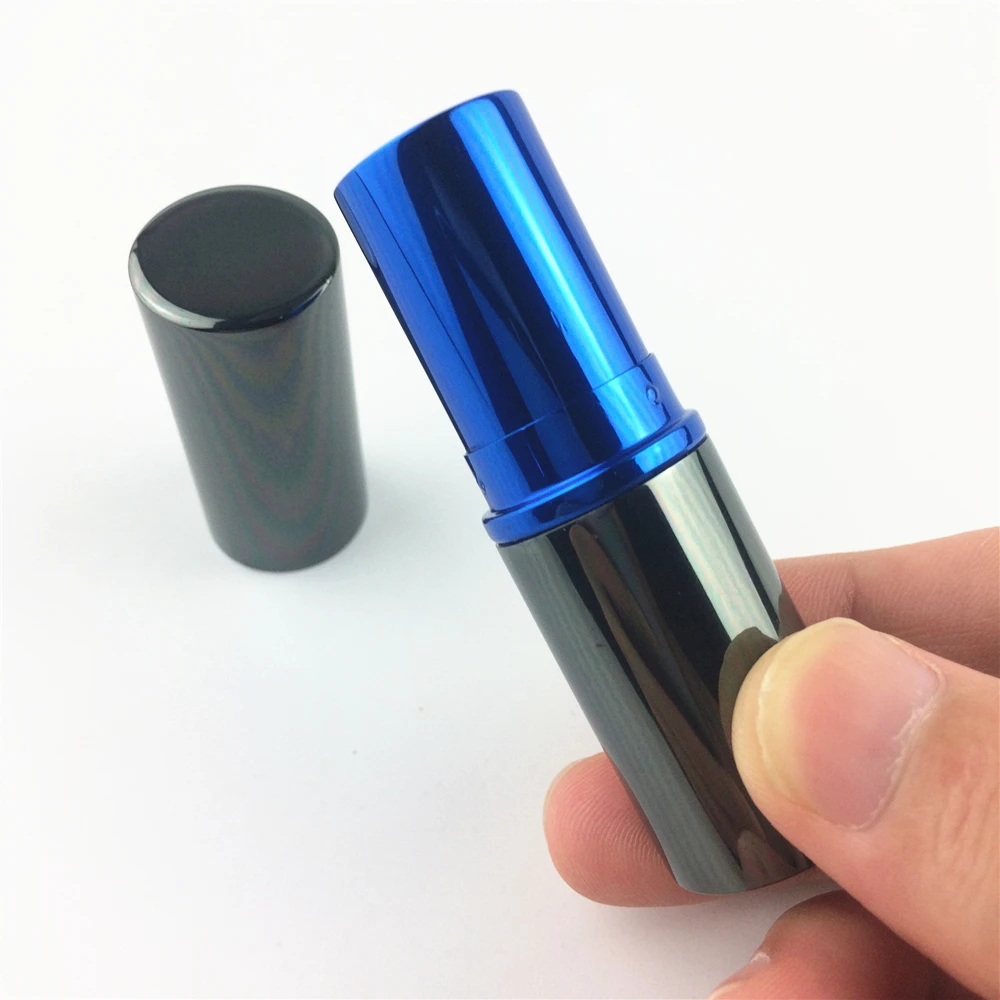 Customised Empty Round White Lipstick Tube Aluminum Lipstick Container Aluminium