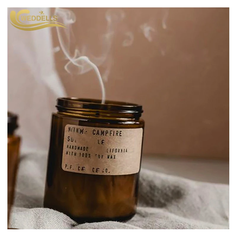 Floral Decorative Spirituality Scented Spiritual Aroma Candle Vessel