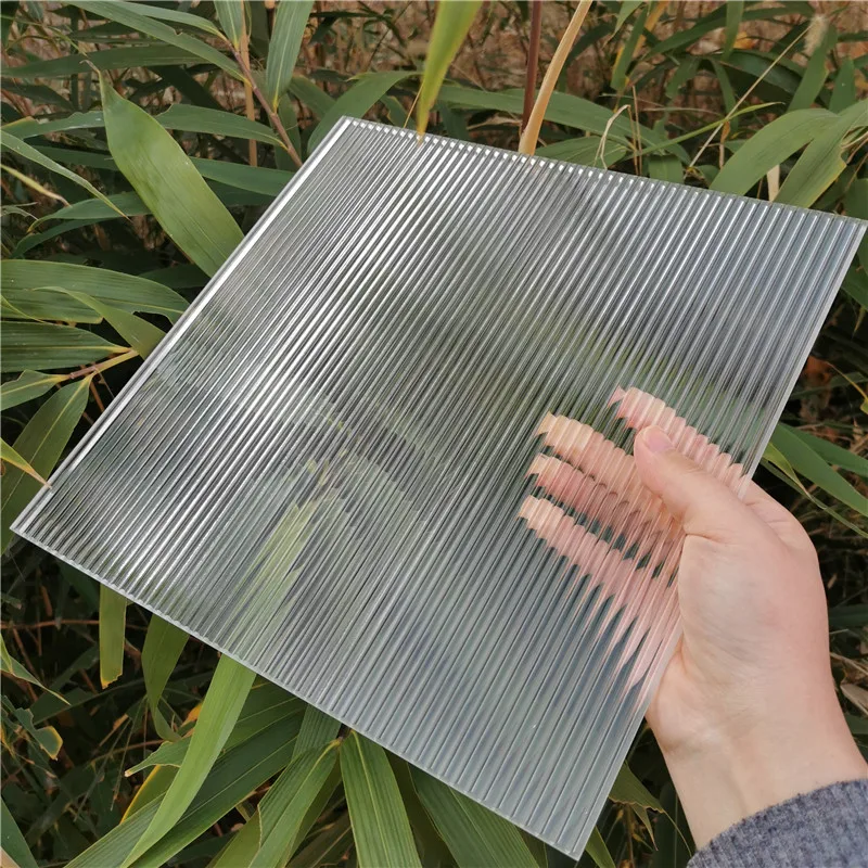 Top Quality Fluted Reeded Moru Glass 4mm 5mm 6mm 8mm 10mm Nashiji Karatachi Flora Mistlite Patterned Glass With Factory Price
