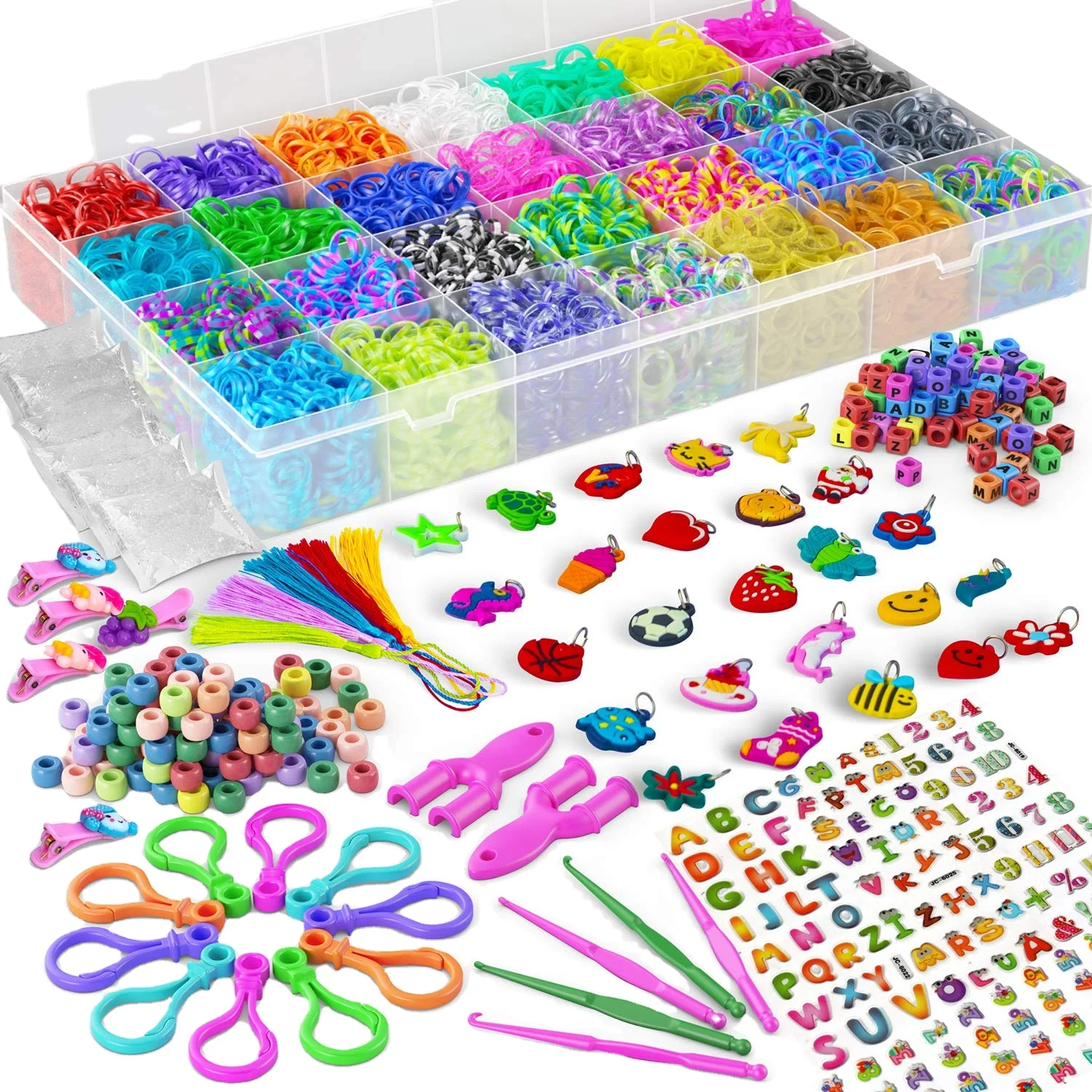 Loom Bands Customize  DIY Toys Christmas Loom Bands Parent-child Splicing Loom Bands