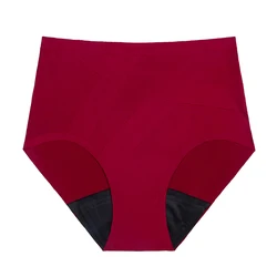 High Waist full protection absorbent incontinence underwear 4 layer leak proof menstrual period panties