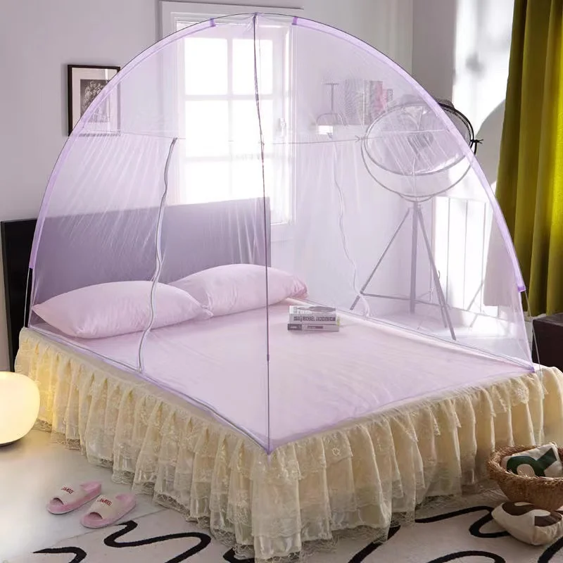 Foldable Double Bed Mosquito Net Fashion Mosquito Net 2 Door Pop up  mosquito net For Bed