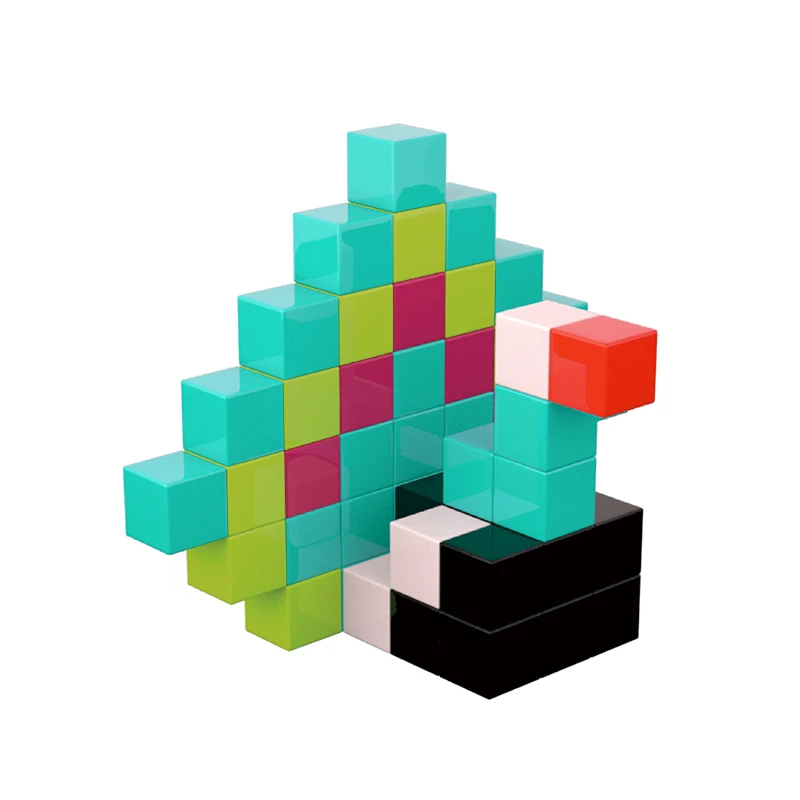 3d Магнитный куб головоломки игры строительный блок для детей игрушки