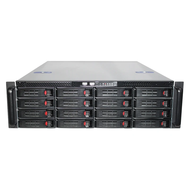 3u 16bays Hot swap storage server case rackmount computer case for Data Center and video server