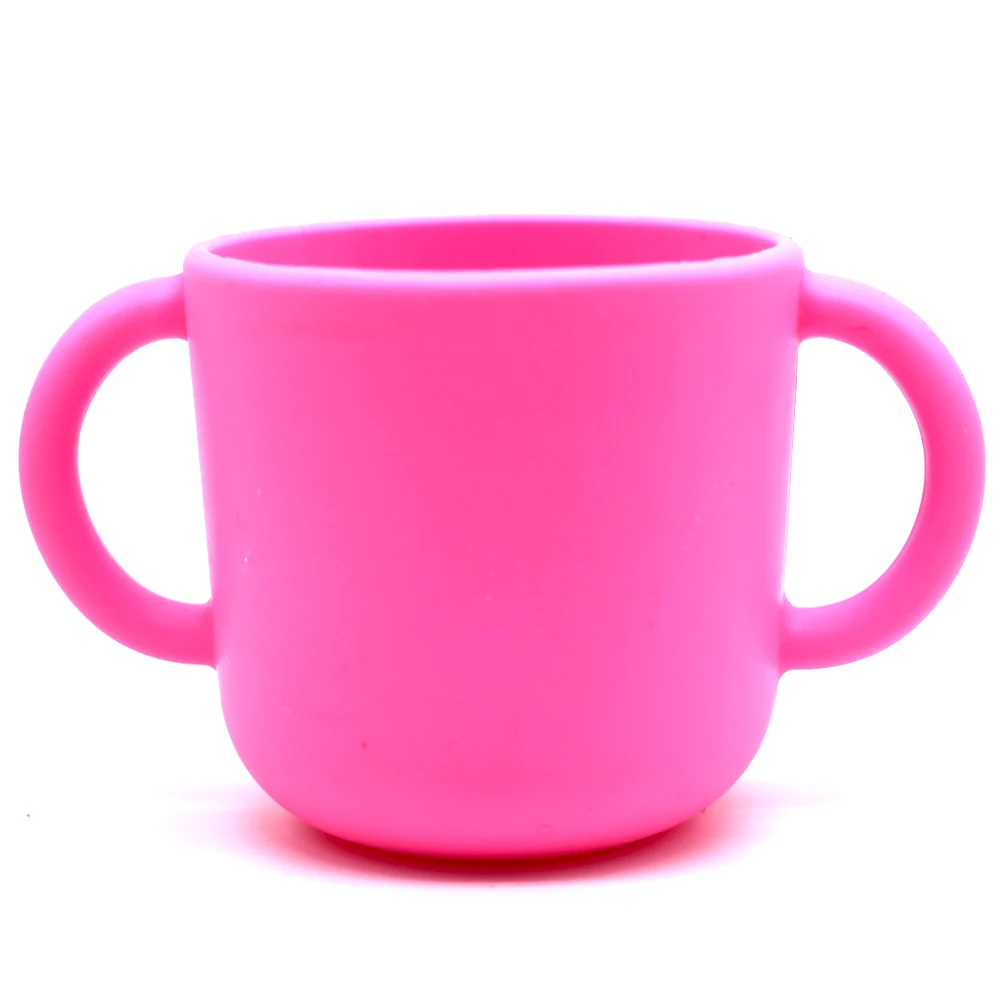 Cup Silicone Mug New Arrival Unbreakable Silicone for Baby Child Milk Mugs Modern Eco-friendly CE / EU Handgrip LFGB
