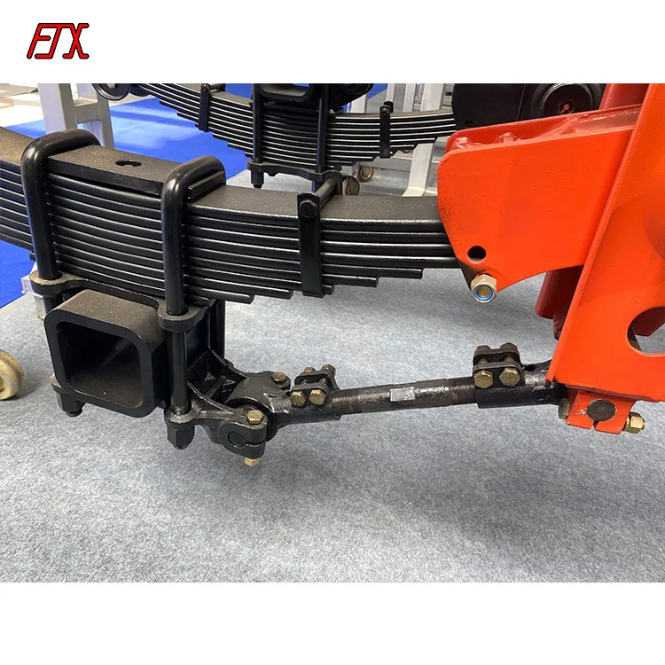American Type Trailer Suspension Dump Trailer Bogie Suspension Axles Semi Trailer Parts