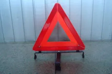 china manufacturer car accessory traffic sign PMMA sign reflector e-mark led lights warning triangle for road safety