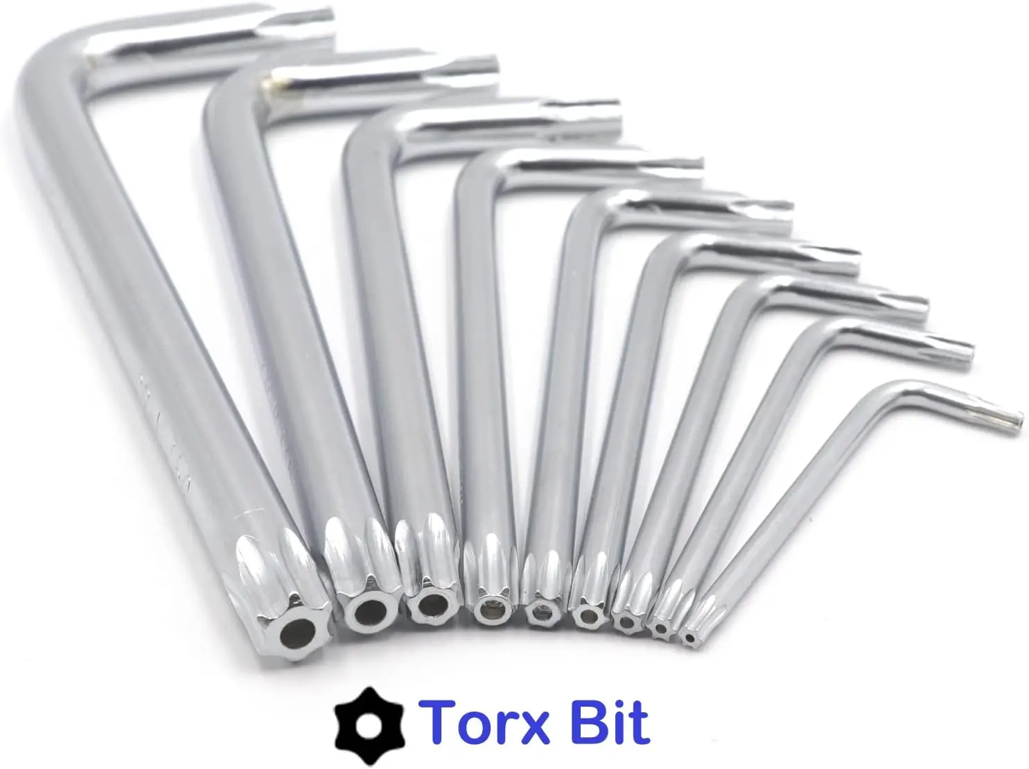 chrome-plated Hex Key Metric Sea Long Ball Point  trox head Allan Alan Allen hex key 1.5mm-32mm L-Keys Wrenches