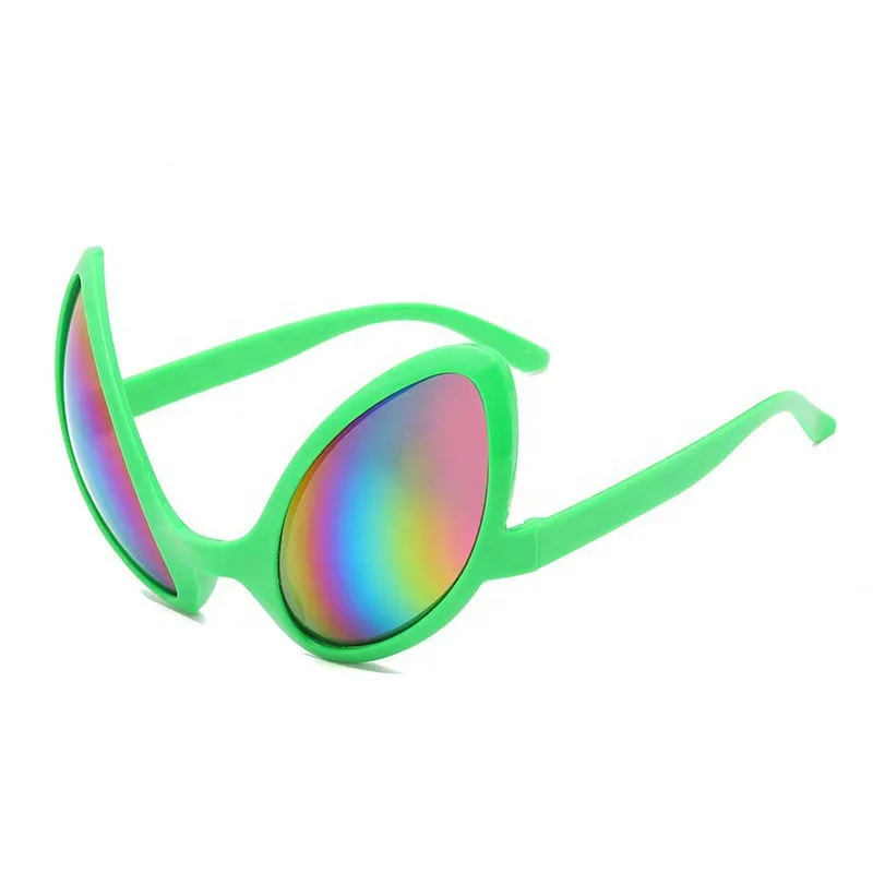 New Alien Glasses Funny Holiday Party Sunglasses Halloween Party Supplies Rainbow Lenses ET Sun Glasses
